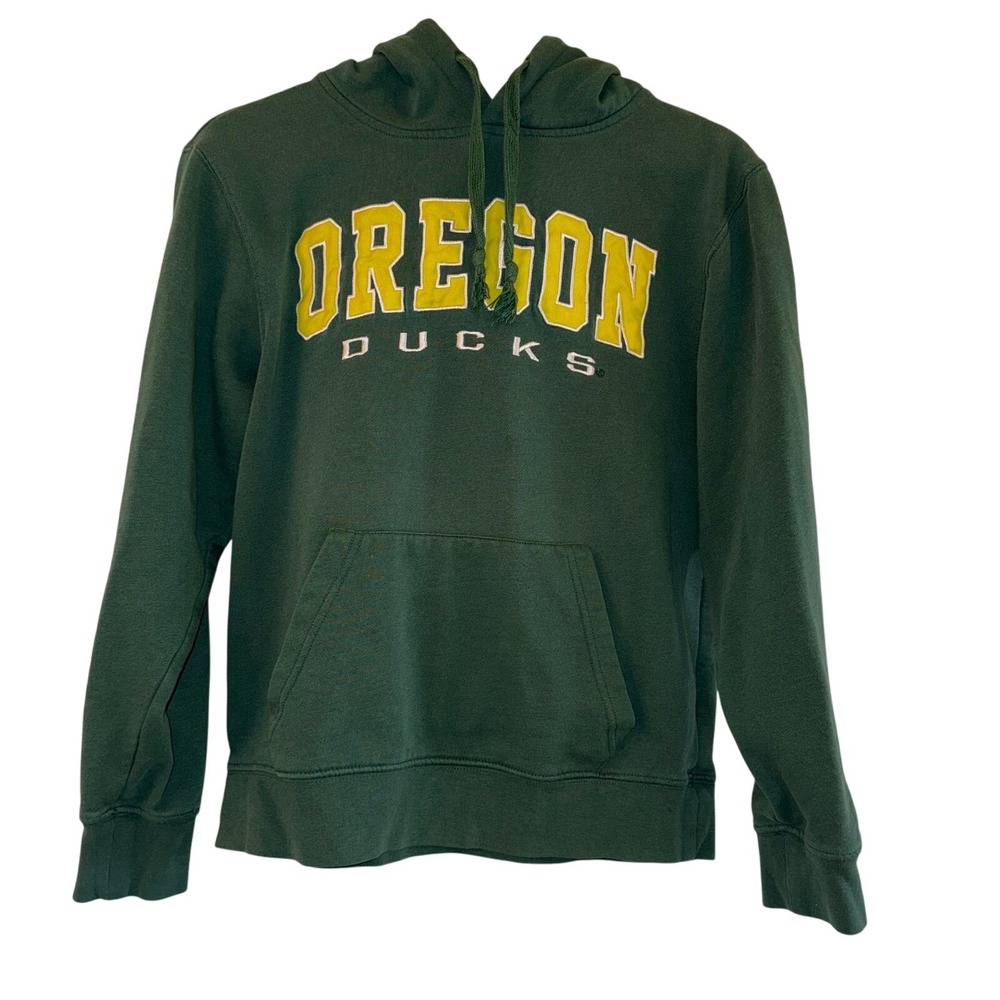 Colosseum Oregon Ducks Green‎ Hoodie Sweatshirt Mens Size S Pullover